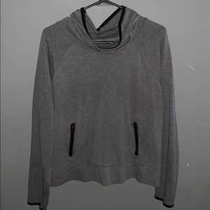SO gray hooded sweater